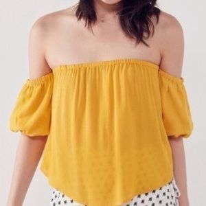 Mango off the shoulder top